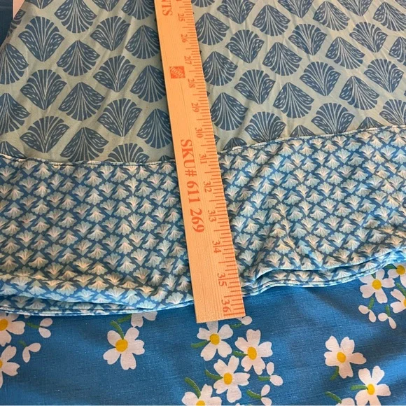 Sigrid Olsen Blue Patterned Dress XL - Picture 7 of 8